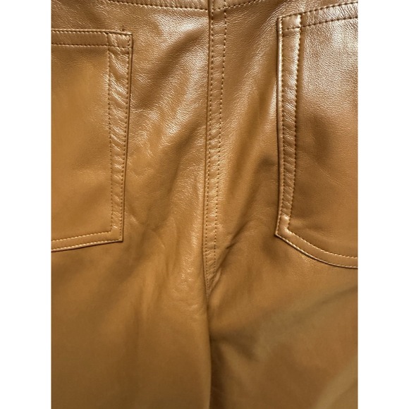 Madison d' Amelie Brown Faux Leather Pant Size 14 - Picture 9 of 14